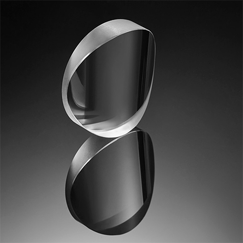 Fluorure de calcium lentille cylindrique plate convexe