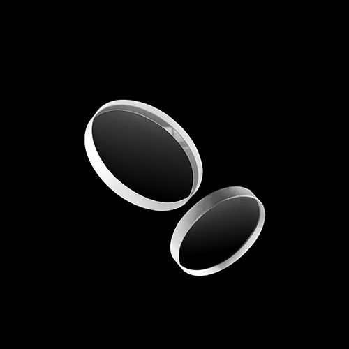 Lentille plate et concave en verre K9