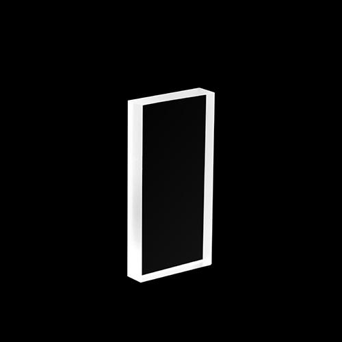 Feuille de fenêtre rectangulaire en fluorure de calcium