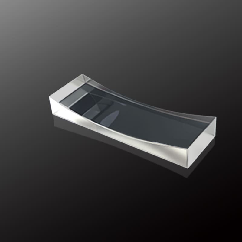 Lentille cylindrique plate et concave