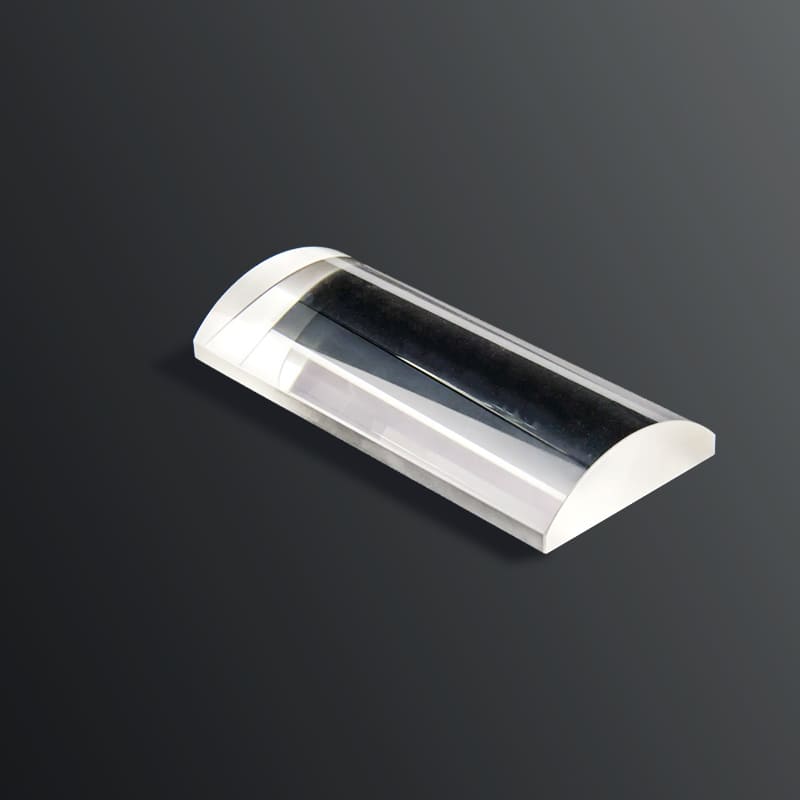 Lentille cylindrique plate convexe en verre K9