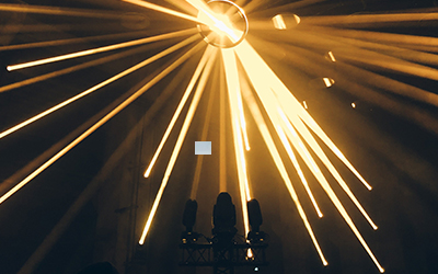 Éclairage au laser