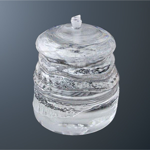 Verre avec saphir